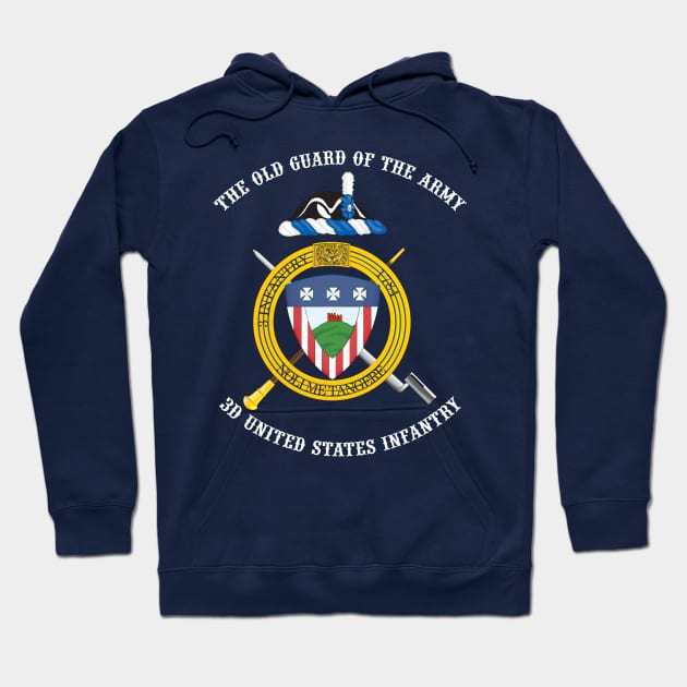 3d US Infantry Regiment (The Old Guard) unofficial crest Hoodie by toghistory